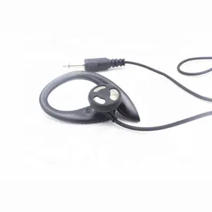 Tour guide ear clip headphone in ear single side earhook clip on headsets one ear earphones