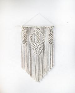 Tapiz de pared de macramé de estilo Hippie contemporáneo, tapiz de tela hecho a mano para decoración del hogar, caja de regalo de vacaciones de Año Nuevo - Product Image 4