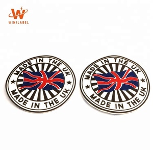 Privato Eco-Friendly Personalizzato di Marca Nome Logos 3D Etichette di Gomma 3 m Auto Adesivo In Rilievo In PVC Patch - Product Image 4