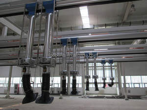 Bras d'extraction guidé par rail coulissant flexible pour système de ventilation d'aspiration d'air industriel - Product Image 5