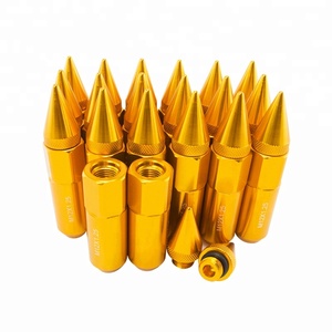 20 pièces accordeur étendu en aluminium avec pointe pour roues/jantes M12X1.25 écrous de cosse de <span class=keywords><strong>roue</strong></span> - Product Image 4