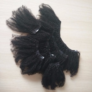Pince à <span class=keywords><strong>cheveux</strong></span> mongoliens crépus et bouclés, 100% vierges, non traités, offre d'usine, meche - Product Image 2