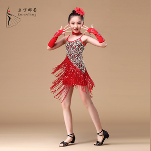 Wholesale <strong>Ballroom</strong> Latin <strong>Dance</strong> <strong>Dress</strong> Sequin Children <strong>Girl</strong> <strong>Dress</strong>