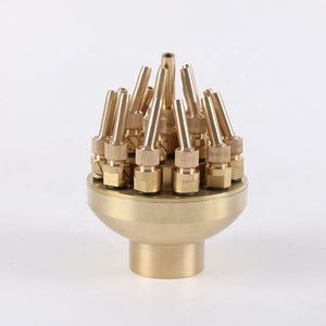 Cabezal de boquilla de fuente de flor de 3 capas ajustable de latón 1 "1-1/2" 2" - Product Image 2