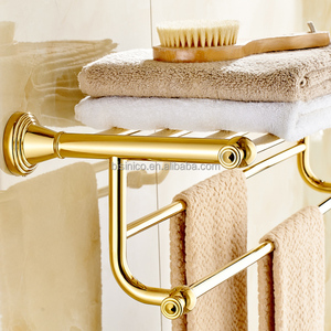 <span class=keywords><strong>Toallero</strong></span> de Baño Color Bronce Dorado, <span class=keywords><strong>Toallero</strong></span> Triple de Barra para Baño - Product Image 6
