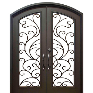 Reja de Ventana Fija de Acero Galvanizado de Estilo Europeo Simple, Diseño de Hierro Forjado - Product Image 1