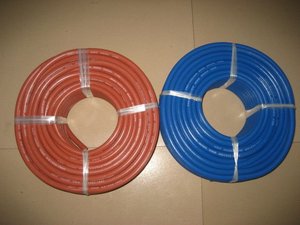 Chất lượng cao 8 mét 20bar/300PSI <span class=keywords><strong>oxy</strong></span> và axetylen Hose cho khí hàn và cắt, màu đỏ và màu xanh <span class=keywords><strong>oxy</strong></span> và axetylen Hose - Product Image 6