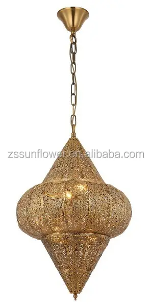 Марокканский подвесной светильник, железная лампа для украшения коридора