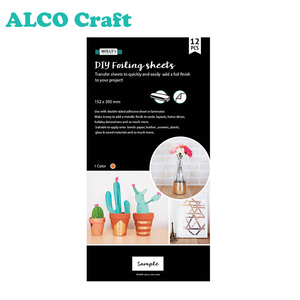 152x305mm DIY papel de lámina de estampado en caliente PVC/PET hojas de lámina holográfica láser para decoración del hogar rollo genérico metálico - Product Image 3