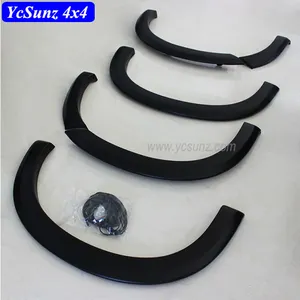 Painted ABS Wheel Arch Fender Flare OEM Matte Hitam untuk Isuzu Dmax 2015 4X4 Aksesoris