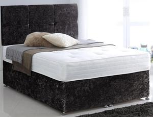 Funda Elástica para Base de <span class=keywords><strong>Cama</strong></span> Diván, Cubre Colchón de Terciopelo Arrugado, Fácil de Ajustar - Product Image 5