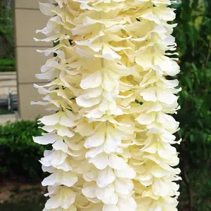 2024 nóng bán nhân tạo Hydrangea Wisteria hoa cho DIY Mô phỏng đám cưới