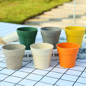 Forniture da Giardino Vasi per Fiori in Fibra di Bambù Naturale Personalizzati Ecologici e Biodegradabili - Product Image 2