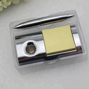 Juego de Bolígrafos de Escritorio con Base Rectangular, Bolígrafo de Escritorio con Bloc de Notas - Product Image 5