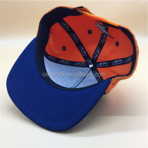 Casquettes de démarrage vierges à bord plat 6 panneaux personnalisées en gros - Product Image 5
