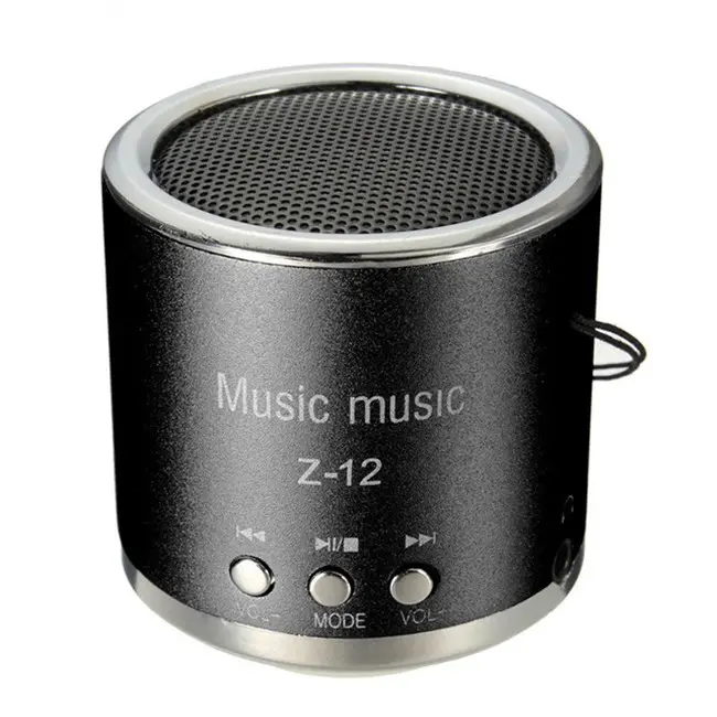 Z12 Mini Cylinder HIFI-Unterstützung USB Micro für TF Line in FM Sound Music Radio Tragbarer Lautsprecher