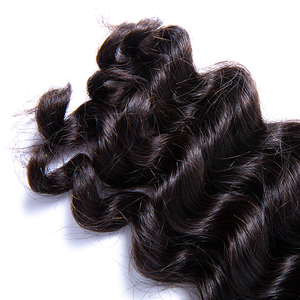 ผมแท้ Remy แบบไม่พันกัน  แบบ Double Drawn ขายส่ง <span class=keywords><strong>Tasha</strong></span> Hair ผมลอนลึกแบบอิตาลี สำหรับต่อผม - Product Image 3