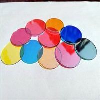 1.0mm épaisseur de verre de quartz gobo lentille