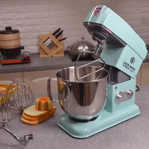 Chinese Beste 7L Kom Voedsel Taart Brood Elektrische Keuken Stand Deeg Mixer Voor 2.5Kg Droog Meel