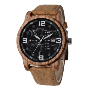 Offre Spéciale hommes montres bois qualité toile <span class=keywords><strong>bracelet</strong></span> relojes hombre cadran spécial conception en bois <span class=keywords><strong>montre</strong></span> pour hommes avec grand boîtier <span class=keywords><strong>montre</strong></span>-<span class=keywords><strong>bracelet</strong></span> - Product Image 1