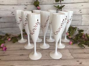 Flûtes à <span class=keywords><strong>champagne</strong></span> <span class=keywords><strong>personnalisées</strong></span> pour mariage, verres à toast pour mariage - Product Image 6