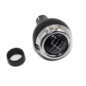 JYMAOYI 6-Speed Manual Shift Knob For Mini Cooper R55 R56 R57 R58 R59 – Silver ABS, Screw-in, Direct Fit