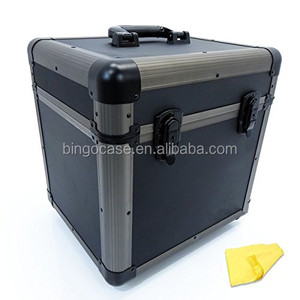 Mallette de <span class=keywords><strong>rangement</strong></span> d'enregistrement vinyle, en aluminium chaud, pouvant contenir 80 et 3 couleurs disponibles - Product Image 3