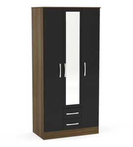 Professional Manufacturer Bedroom Furniture Manufacturer <strong>Low</strong> Price Bedroom <strong>Wardrobe</strong> Design with Mirror Door Home Furniture Panel - Product Image 2