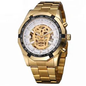 Winner Automatic Skeleton Watch With No Battery Men Wrist Watch Winder