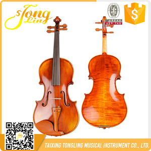 (TL004-1) de Instrumentos Musicales de China Hecho A Mano Natural Flameado Barniz <span class=keywords><strong>Violín</strong></span> <span class=keywords><strong>Música</strong></span> Con Jujube - Product Image 1