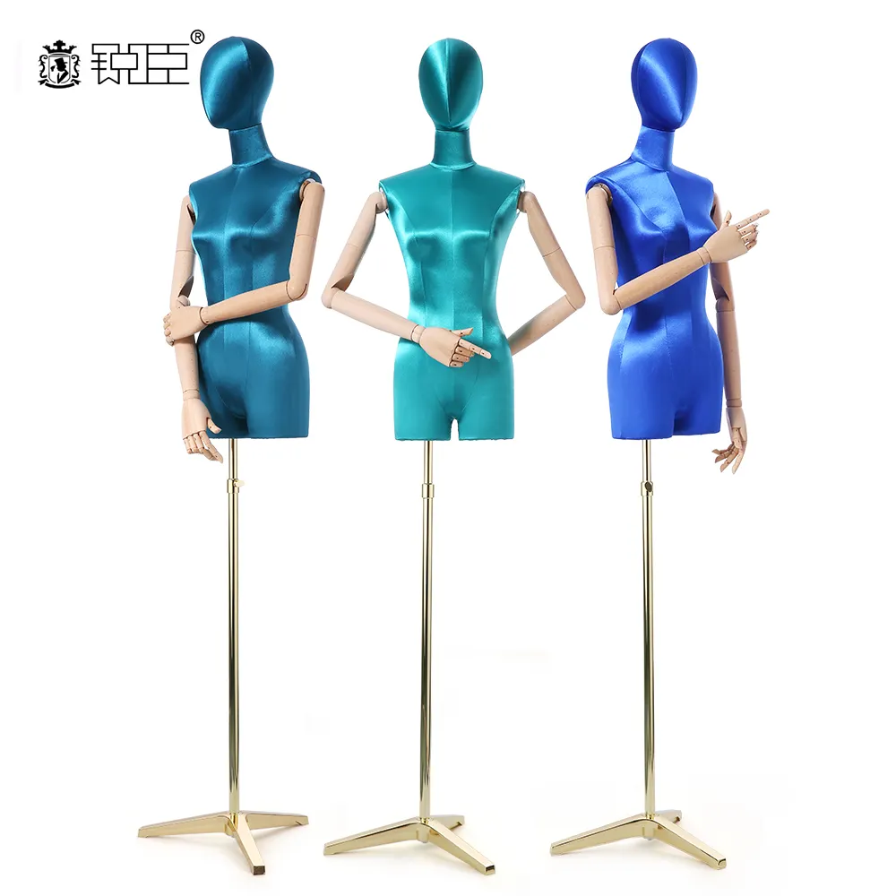 Window Clothing Display Rack Dummy Human Mannequin Female Half Body