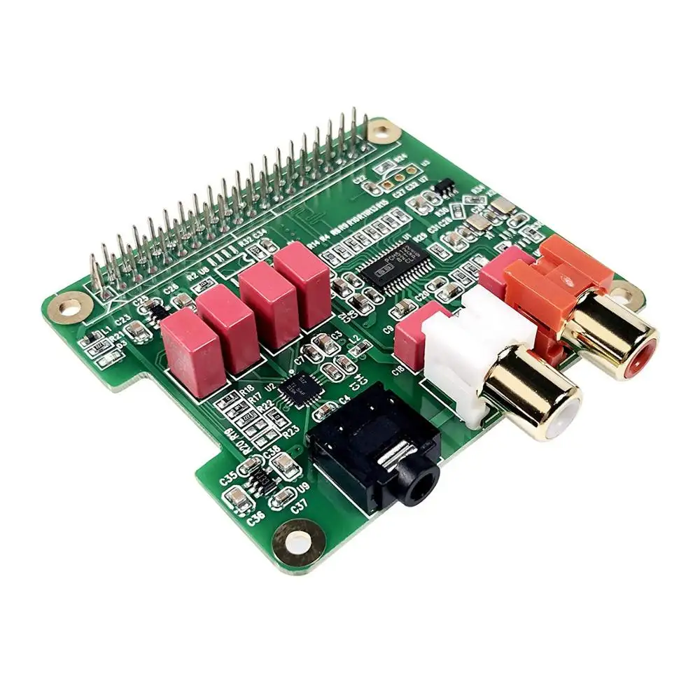 Плата расширения для аудио-карты Raspberry Pi HiFi DAC HAT PCM5122 HiFi DAC для Raspberry Pi 3 B + Pi Zero и т. д. (DAC HAT)