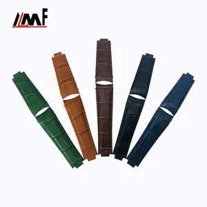 อะไหล่หนังจระเข้ลายนูนหลากขนาดสำหรับสายที่มีความกว้าง20มม. สามารถเลือกเปลี่ยนได้ตามต้องการ - Product Image 1