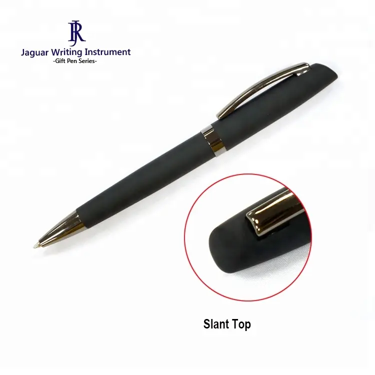 SP720BP Classic Business Rubber Lacquer Grip Luxury Promotion Metal Pen With Custom Logo