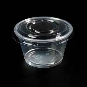 4Oz Mini Wegwerp Gedeelte Cup Saus Container Nemen Weg Ronde Plastic Met Deksels 110 Ml Drank 150,000Pcs Enkele muur Accepteren