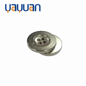 공장 직구 2024 합금 단추 둥근 4 구멍 옷 Nanton Yayuan 섬유 단추 셔츠 사용자 정의 금속 단추 - Product Image 3
