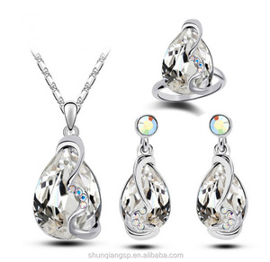 Austria Cristal de alta calidad de las mujeres, conjunto de joyas de boda conjunto de joyas de cristal - Product Image 5