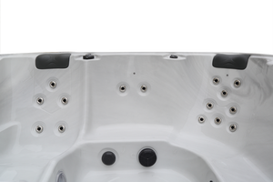 Piscine à nage contre-courant rectangulaire autoportante Balboa, double zone, avec couverture, marchepied, design moderne, massage, drain, villa, 6 m, 49 <span class=keywords><strong>jets</strong></span> - Product Image 5