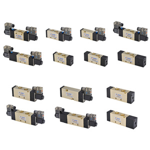 KLQD品牌5/<span class=keywords><strong>2</strong></span>路铝材料4V210-08气动电磁阀 - Product Image 2