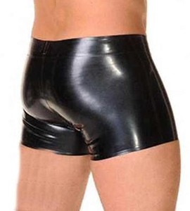 100% <span class=keywords><strong>de</strong></span> látex <span class=keywords><strong>de</strong></span> ropa interior para hombre boxeadores libre <span class=keywords><strong>de</strong></span> látex ropa interior elástica Sexy - Product Image 5