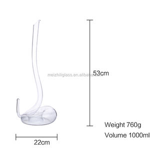 VENTE CHAUDE CHAMEAU DECANTER <span class=keywords><strong>CARAFE</strong></span> EN VERRE ROUGE <span class=keywords><strong>VIN</strong></span> VERRE CONTAINNER - Product Image 3