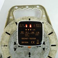 EOUTIL SK100A Socket Tester ABS Material LED Display Electronic Electrical Testing Equipment CE/FCC for 1 Year Warranty