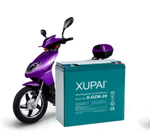 סוללת אופניים חשמלית xupai 6-dzm-20 אופניים חשמלית