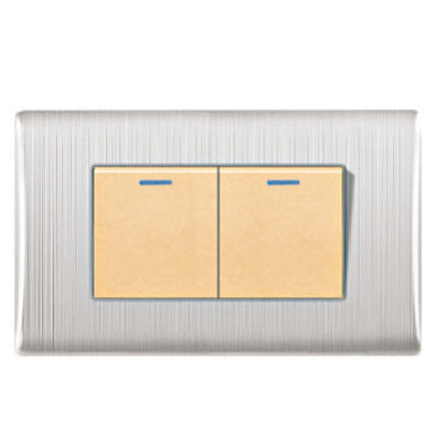 US Standard One-way Luxury Light Switch High-power 3 Gang Wall Switch