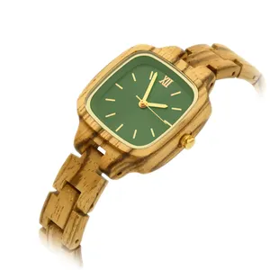 New Arrival Wooden Watch Women Quartz Timepieces Wood Bangle Wristwatch Stylish Casual Women's Watches