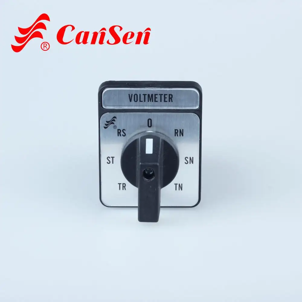 Cansen LW26-20 CE Sertifikat 12 Terminal Voltmeter Sakelar Pemilih Putar Tiga Lapis