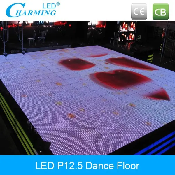 Portable led pista de baile hacen 3D efecto de control por madrix