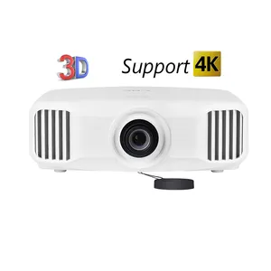 2018 New Arrival Real 3D 4k projetor projetor LED 3300 Lumens suporte 2D para 3D