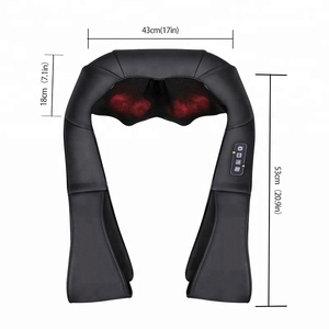 Luyao-masajeador eléctrico Shiatsu para cuello, hombros y espalda, cinturón de masaje con calor - Product Image 1