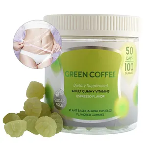 Custom detox gummies adult gummy vitamin slimming weight loss green coffee gummy